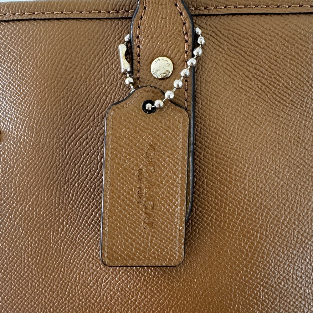 Coach Brown Leather Tote and Wallet Set - Picture 4 of 6